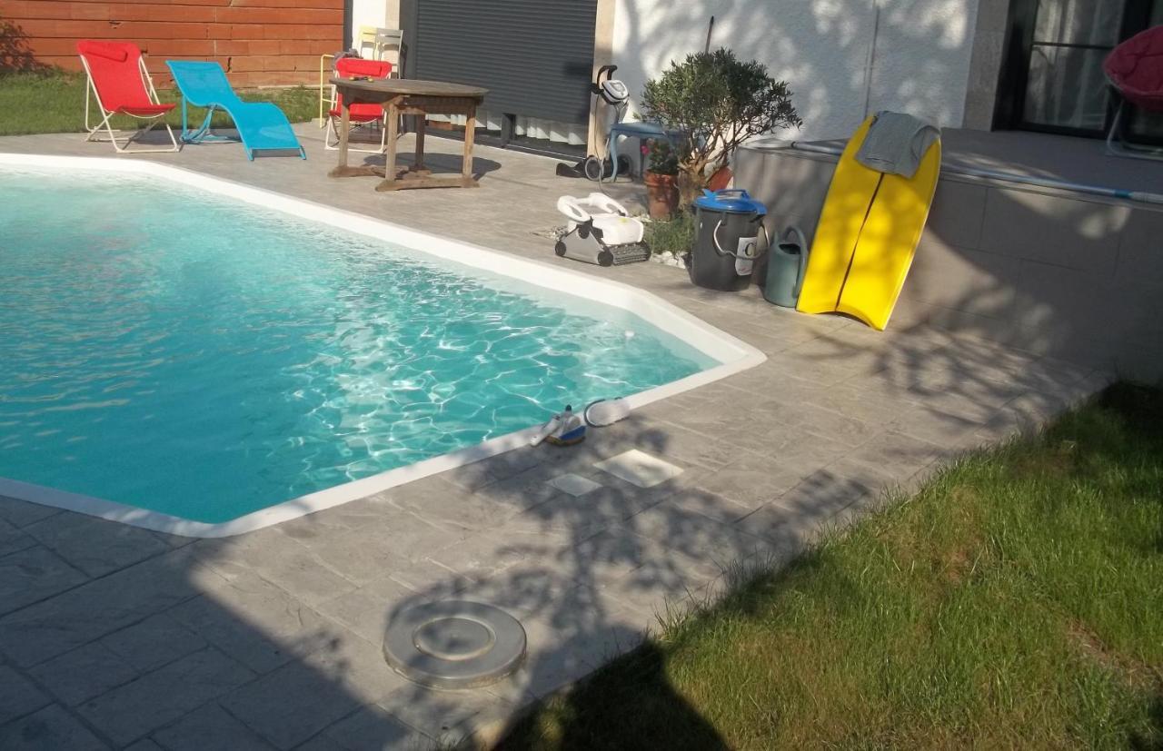 Cugnaux Toulouse Metropole Ouest Chambre Privee De Luxe - Sdb Wc Privee Terrasse Piscine Aqua Bike Luaran gambar