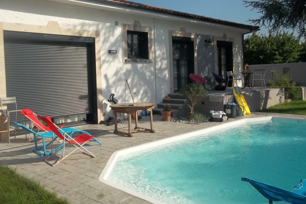 Cugnaux Toulouse Metropole Ouest Chambre Privee De Luxe - Sdb Wc Privee Terrasse Piscine Aqua Bike Luaran gambar